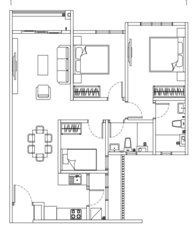 Type B1 Floor Plan